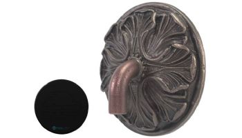 Black Oak Foundry Hibiscus Spout | Almost Black Finish | S87-A-BLK