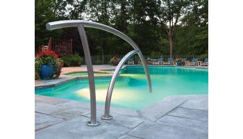SR Smith Artisan Series Deck-Mounted Stair Rail | .065 Thickness 1.90" OD | Powder Coated Coppervein | ART-1004-CV