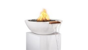The Outdoor Plus 27" Sedona Concrete Fire and Water Bowl