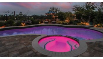 Halco Lighting ProLED Nicheless RGBW Color LED Pool and Spa Light Fixture | 12V 8W 50' Cord | FLCN-12-8-50