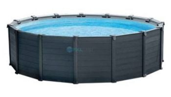 Intex 52" Wall Graphite Gray Panel Above Ground Pool Package