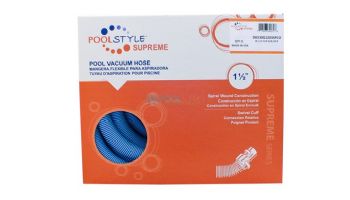 PoolStyle Supreme Series Vacuum Hose with Swivel Cuff | 1.5" x 30' | PS791 DK530112030PCO