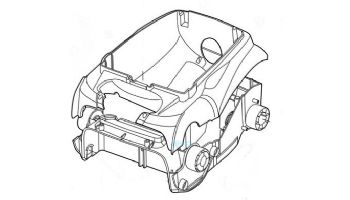 Zodiac 9350/9300XI Top & Bottom Main Housing | Blue | R0589100