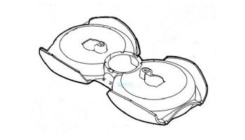 Zodiac MX8 Pool Cleaner Lower Body Housing | R0525700
