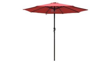 Mirage Autotilt Market Umbrella | 9-ft Octagon | Red Olefin | NU5422R