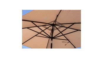 Caspian Market Umbrella | 8' x 10' Rectangular | Red | NU5448R