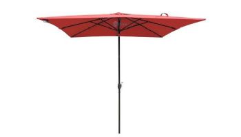 Caspian Market Umbrella | 8' x 10' Rectangular | Red | NU5448R