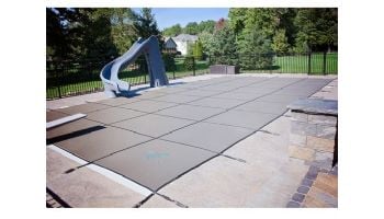 GLI 12-Year Secur-A-Pool Mesh Safety Cover | Rectangle 20' x 40' Tan | 202040RESAPTAN