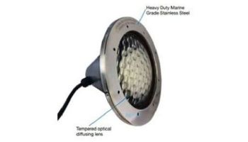 J&J Electronics Incandescent Pool Light Fixture | 100W 12V 100' Cord | TPL-P12-100-100