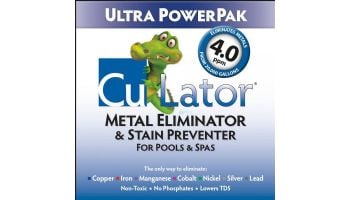 CuLator Ultra PowerPak 4.0 Metal Eliminator & Stain Preventer for Pools and Spas | Monthly Treatment | CUL-ULT-1
