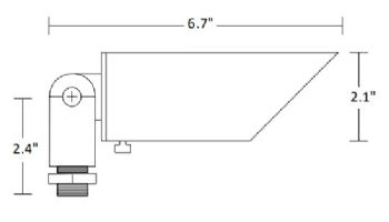Sollos Accent Light Straight Bullet Fixture | 6.7" Natural Metal - Copper | BSB067-CU 995534