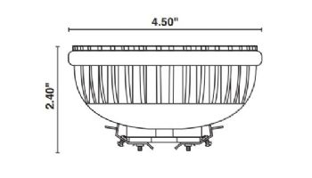 Sollos ProLED Waterproof Par36 Series LED Lamp | Outdoor IP67 | 15V Equivalent to 50W | Silver | PAR36WFL12/827/IP67/LED 81076