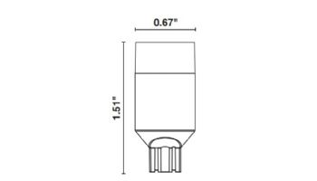 Sollos ProLED JC Series Miniature LED Lamp | IP65 Rated | 15V Equivalent to 10W | Mini-Wedge Base | 912/1WW/LED2 81102L