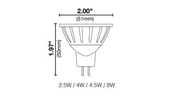 Sollos Underwater LED Light Fixture | 3.3" Antique Brass | 12V 25' Cord | UWL-R33-AB-30K | 999998S