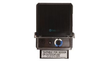 Sollos Integrated Transformer | 12V 100W/100VA 6' Cord | Black Polycarbonate Finish | Integrated Photocell and Timer | TR12PC-INT-100 997012