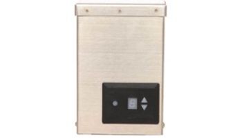 Sollos Integrated Transformer | 12V 200W/200VA 6' Cord | Stainless Steel Finish | Integrated Photocell and Timer | TR12SS-INT-200 997016