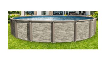 Azor 12' Round Above Ground Pool | Ultimate Package 54" Wall | 184755