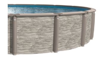 Azor 21' Round Above Ground Pool | Ultimate Package 54" Wall | 184782