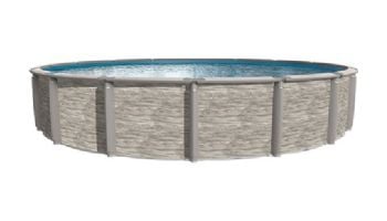 Azor 24' Round Above Ground Pool | Ultimate Package 54" Wall | 184783