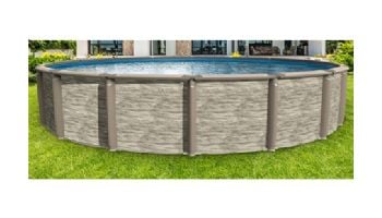 Azor 24' Round Above Ground Pool | Ultimate Package 54" Wall | 184783