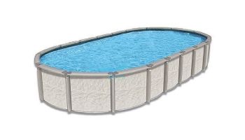 Azor 15' x 30' Oval Above Ground Pool | Ultimate Package 54" Wall | 184788
