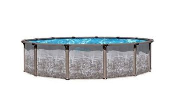 Regency LX 30' Round Resin Hybrid Above Ground Pool | Ultimate Package 54" Wall | 184829