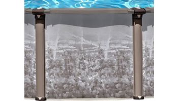 Regency LX 30' Round Resin Hybrid Above Ground Pool | Ultimate Package 54" Wall | 184829