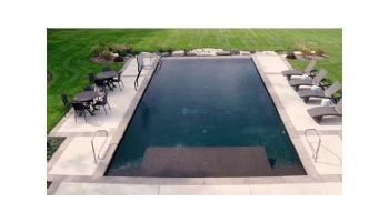 C.L. Industries Krystal Krete Quartz Stain-Resistant Pool Finish | 80 Lb. | Ebony | KKEBONY
