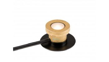 FX Luminaire LP LED Underwater Light | Zone Dimming + Color | Horizontal with Support Stand | Natural Brass | LP-ZDC-HZ-30-BS