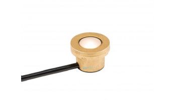 FX Luminaire LP LED Underwater Light | Zone Dimming + Color | Horizontal with Support Stand | Natural Brass | LP-ZDC-HZ-30-BS