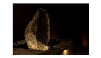 FX Luminaire LP LED Underwater Light | Zone Dimming + Color | Horizontal with Support Stand | Natural Brass | LP-ZDC-HZ-30-BS