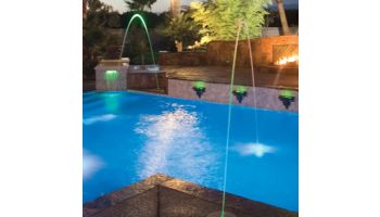 Jandy Laminar Jet Pool & Spa Jet Body RGBW Color LED Light | 100' Cord | JLLED4C100