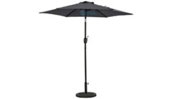Bistro Market Umbrella | 7.5-ft Hexagonal | Champagne Polyester Fabric | NU6830