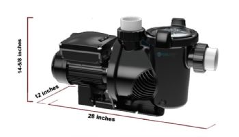 AquaStar Pipeline Pool Pump | Smart Model | 3HP | Variable Speed | PLP300S