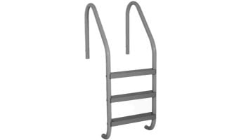 Saftron Economy 5-Step Ladder | .25" Thickness 1.90" OD | 24" W x 72" H | Graphite Gray | P-324-L5-GG