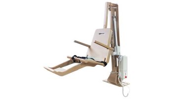 SR Smith multiLift2 Flanged Mounted ADA Compliant Pool Lift | Field Reversible Seat | Gray Mist | 580-0000 580-0000N