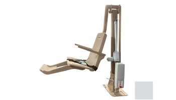 SR Smith multiLift2 Flanged Mounted ADA Compliant Pool Lift | Field Reversible Seat | Gray Mist | 580-0000 580-0000N