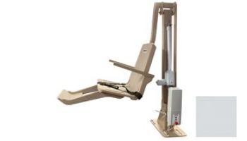 SR Smith multiLift2 Flanged Mounted ADA Compliant Pool Lift | Field Reversible Seat | Gray Mist | 580-0000 580-0000N