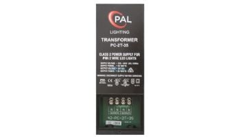 PAL Lighting 2-Wire LED Light Power Supply Transformer | 35W 12V 50/60 Hz | 42-PC-2T-35