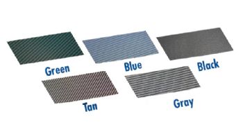 Merlin Dura-Mesh 15-Year Mesh Safety Cover | Rectangle 16' x 32' | Flush 4' x 8' Left Side Step | Black | 13M-M-BK