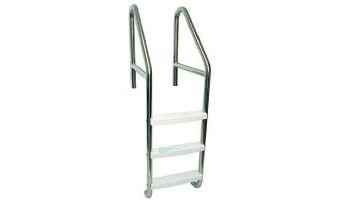 SR Smith Econoline Standard Crossbrace Plus Ladder | Commercial 35" 3-Step Plastic Tread 0.65" Wall Thickness 1.90 Diameter | 10100