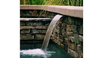 Custom Cascades 24" Waterfall Extended Lip | Stainless Steel | 2000-24XLS