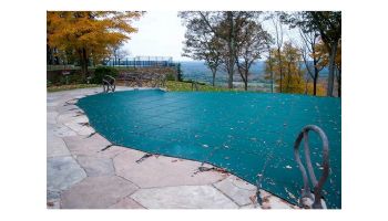 Merlin Dura-Mesh 15-Year Mesh Safety Cover | Rectangle 16' x 36' | No Step | Gray | 4M-M-GY