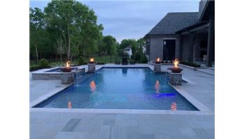 C.L. Industries Hydrazzo Polished Marble Non-Slip Pool Finish | 80 Lb. | Hatteras Gray | HYDHATGRY