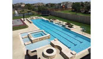 C.L. Industries Hydrazzo Polished Marble Non-Slip Pool Finish | 80 Lb. | Gulfstream Blue | HYDGLFSTMBLU