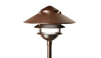 FX Luminaire DR Path Light 3 Tier | 24" Riser | Flat Black | DR-NL-24R-FB