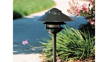 FX Luminaire DR Path Light 3 Tier | 24" Riser | Flat Black | DR-NL-24R-FB