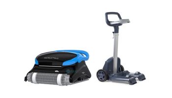 Maytronics Dolphin Nautilus CC Plus WiFi Connected Robotic Pool Cleaner with Caddy | 99996406-CADDY