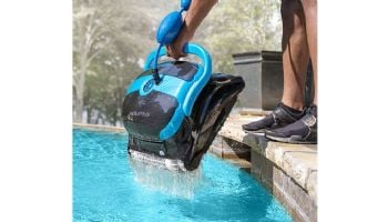 Maytronics Dolphin Nautilus CC Plus WiFi Connected Robotic Pool Cleaner with Caddy | 99996406-CADDY