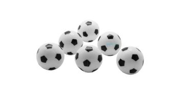 Hathaway Soccer Ball Style Foosballs | 6-Pack | BG50380